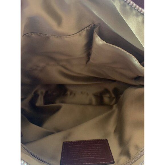 COACH Brown + Tan Signature Canvas + Leather Chelsea Ashlyn Women's Hobo Bag - Picture 6 of 10